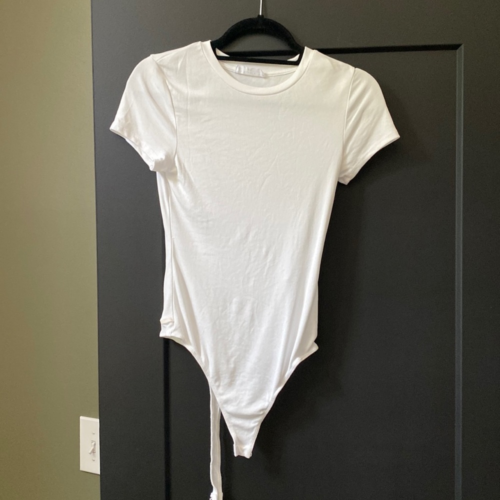 Elodie White Tee Body Suit